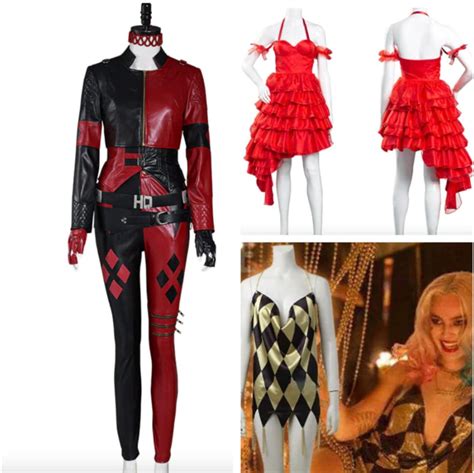 harley quinn rotes kleid|Harley quinns kleid